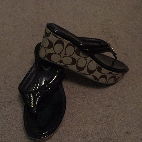 Coach wedge sandals - Picture 6 of 6